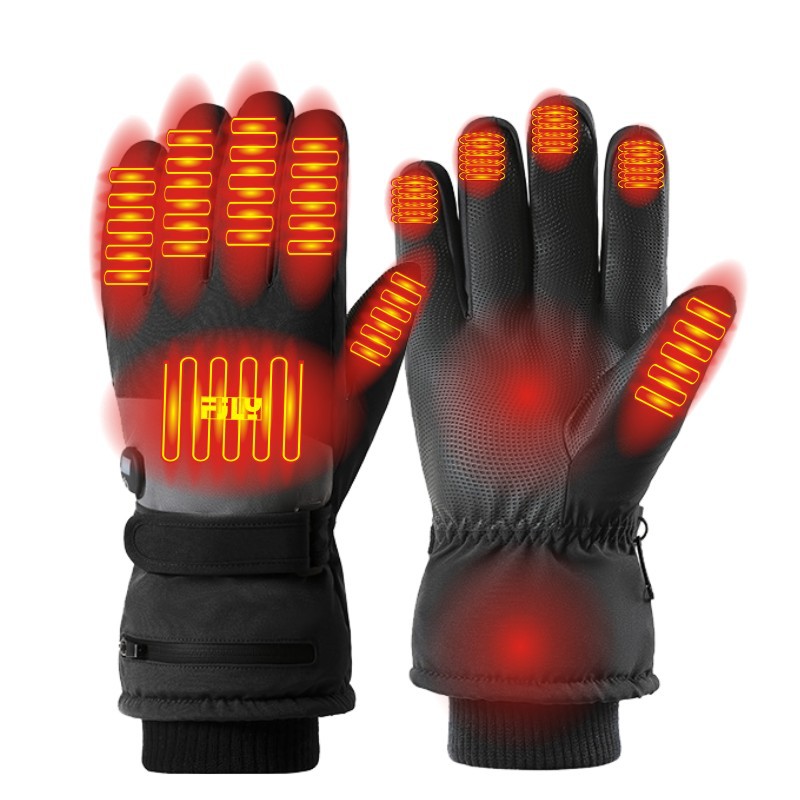 Ski Glove Waterproof - Guanti sportivi da sci elettrici ricaricabili