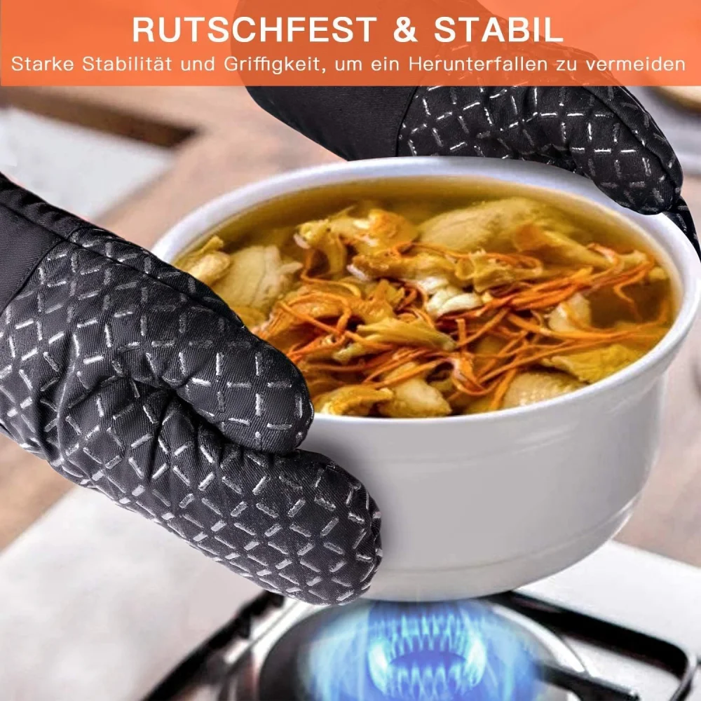 4 guanti da cucina in silicone - Heat Resistant Glove recensione e prezzo