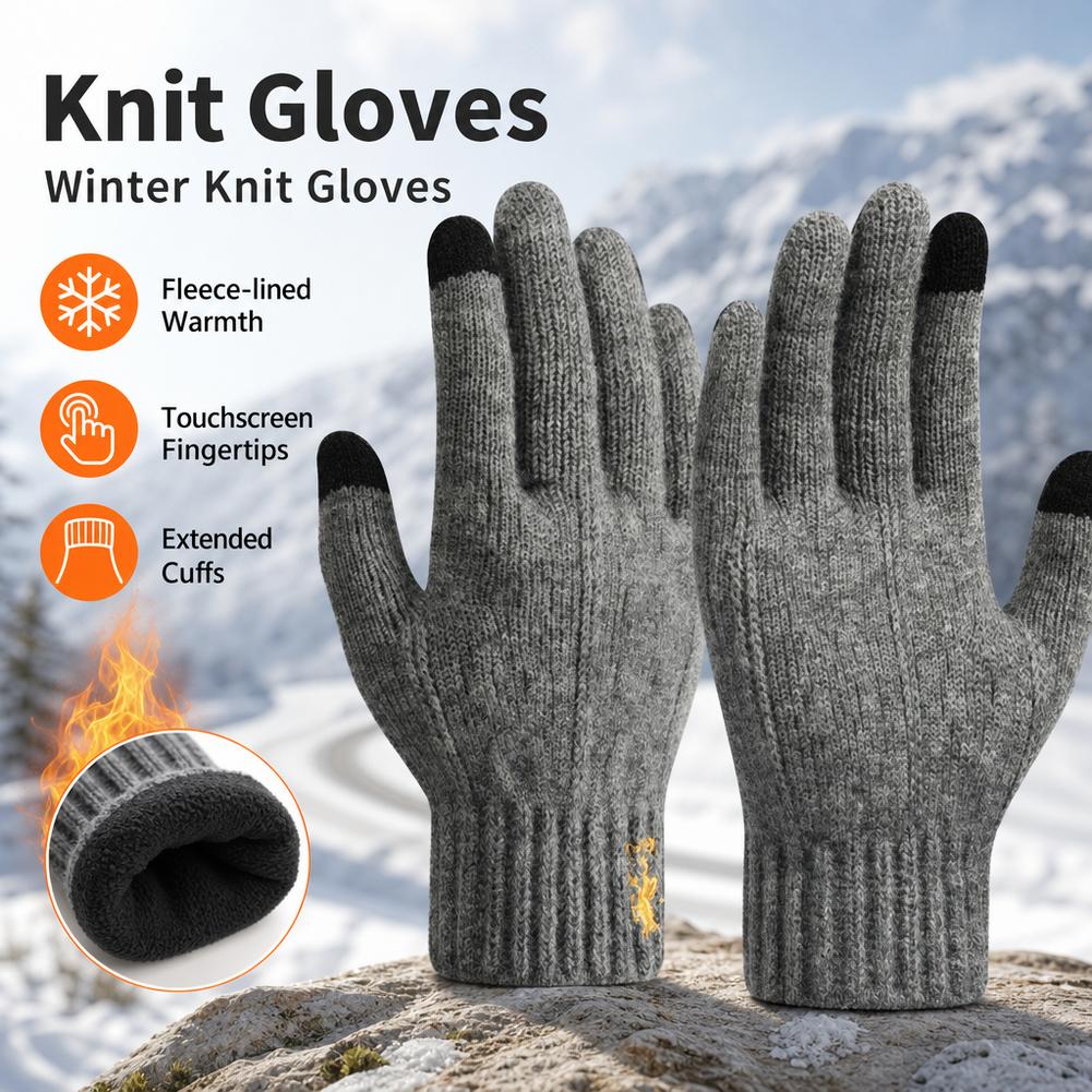 Guanti da uomo in lana termica - Wool Glove Lined recensione e prezzo